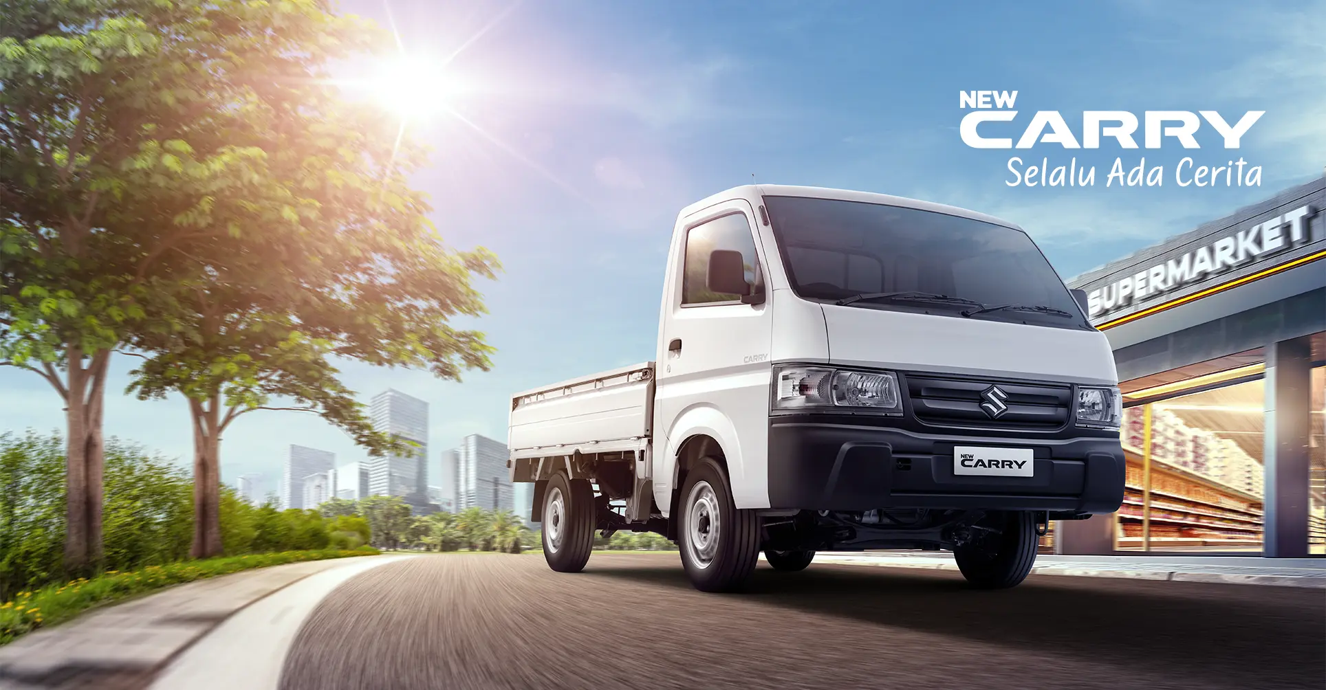 New Carry Pick Up hadir dengan tampilan baru yang semakin keren. Dilengkapi dengan desain grill dan bumper baru yang semakin tegas. Bikin pede bawa muatan dan kejar untung kemana pun. New Carry Pick Up hadir dengan tampilan baru yang semakin keren. Dilengkapi dengan desain grill dan bumper baru yang semakin tegas. Bikin pede bawa muatan dan kejar untung kemana pun.